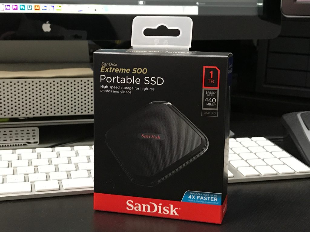 ポータブルはHDDからSSDの時代！(Sandisk Extreme 500)